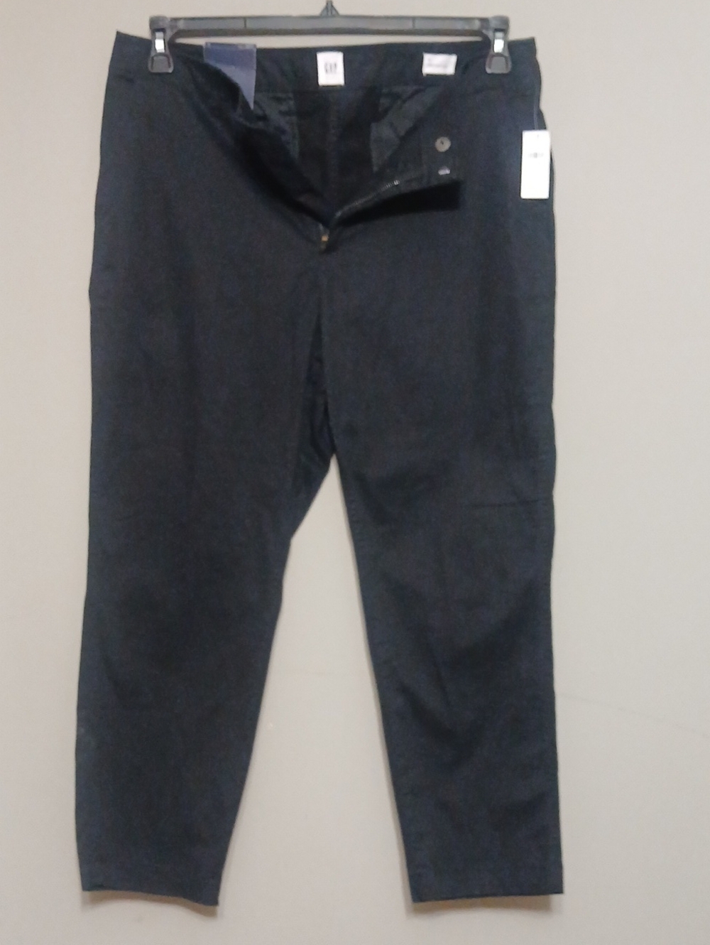 GAP Women's Dark Navy Straight Chinos